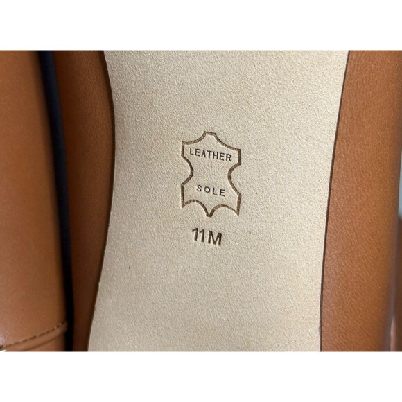 NIB Tory Burch Kira 70MM Bootie Leather Ankle Boots in Mid Tan 59585 Size US 11 - Picture 15 of 16